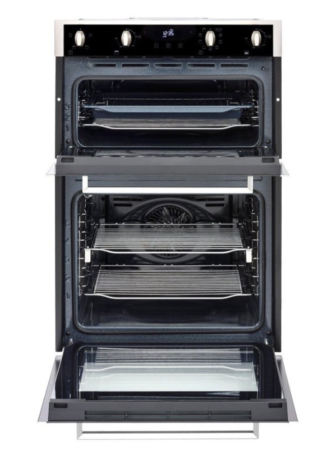 Stoves ST BI902MFCT 90cm Built-In Electric Double Oven, Stainless Steel Wall Mount, Under Counter Integrated Twin Oven with Grill - Image 5