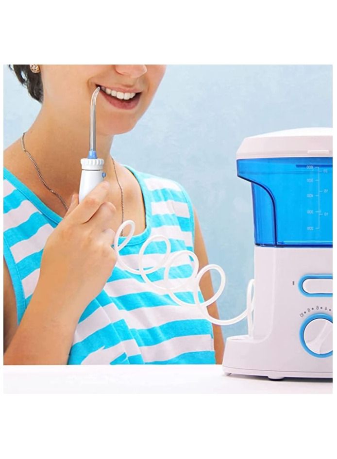 Oral Hygiene Accessories, Standard Water Hose Plastic Handle with Flosser Replacement Jet Tip, Compatible Waterpik Irrigator WP-100 WP-300 WP-660 WP-900 (2Pcs)