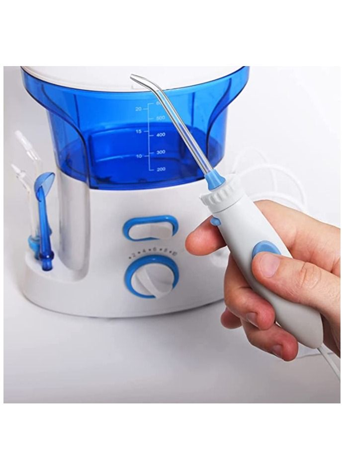 Oral Hygiene Accessories, Standard Water Hose Plastic Handle with Flosser Replacement Jet Tip, Compatible Waterpik Irrigator WP-100 WP-300 WP-660 WP-900 (2Pcs)