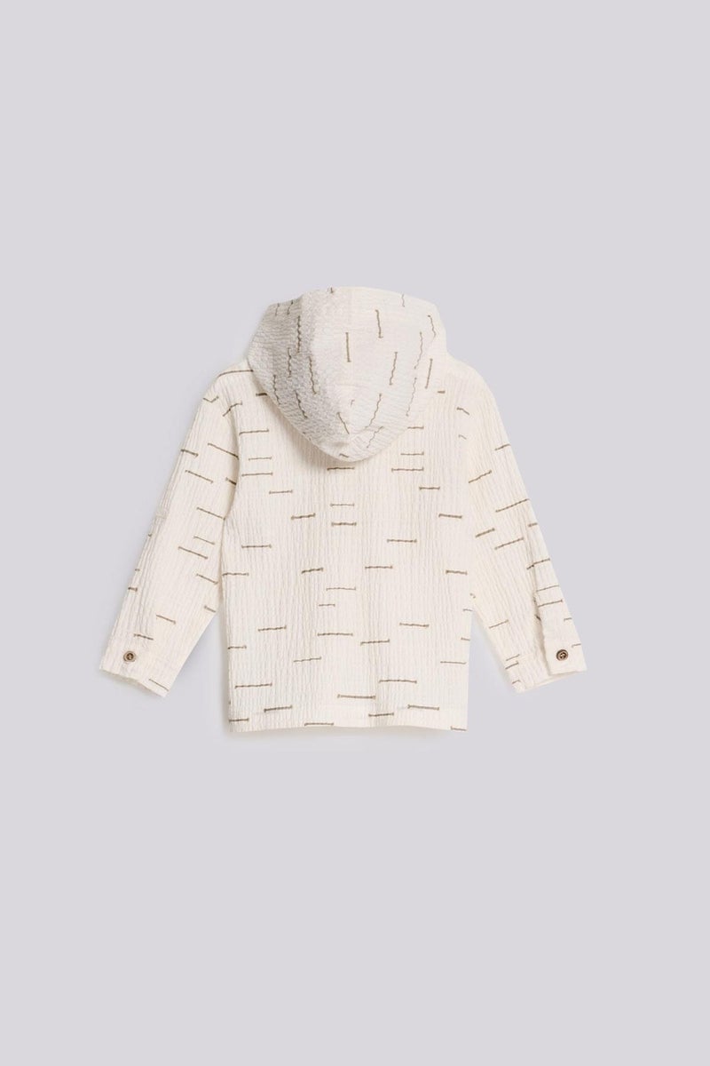 GB Baby Baby Boy Ecru Shirt - Image 2