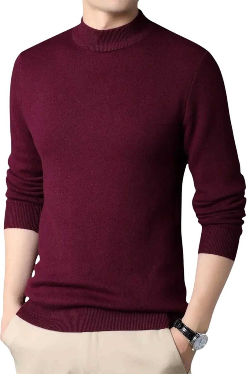 Tezzgelsin 3-Pack Men's Non-Pilling Half Turtleneck Knitwear Sweater Half Turtleneck Knitwear Sweater  - Image 2