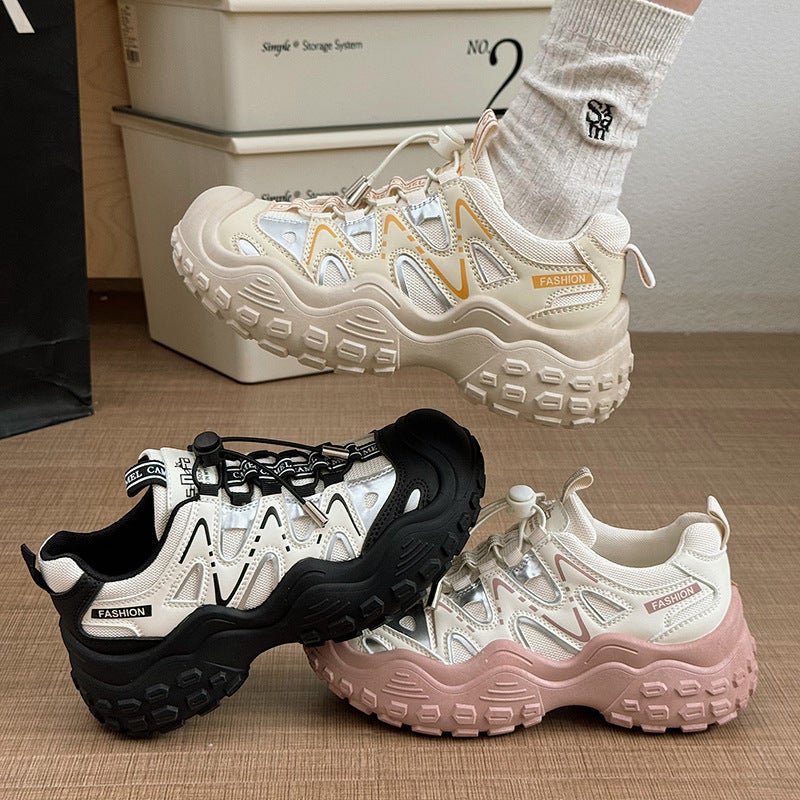 Women'S Thick-Soled Ugly Cute Casual Shoes Summer Outdoor Hollow Sports Sandals Hiking Shoes Dad Shoes - Image 2