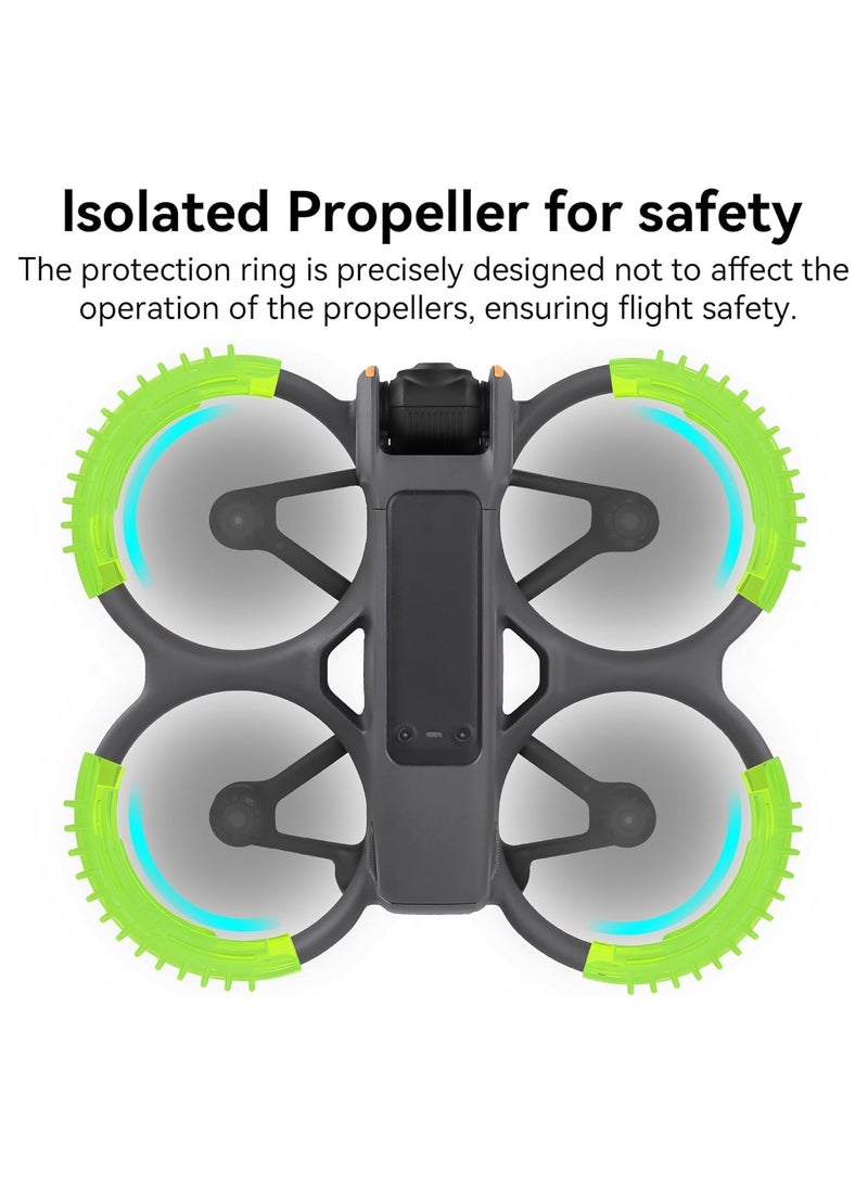 General DJI Avata 2 Propeller Protector, Propeller Bumper Ring, Anti-Collision Silicone Protective Cover, Drone Protector, DJI Avata 2 Shockproof Propeller Protector, Drone Accessories  - Image 3