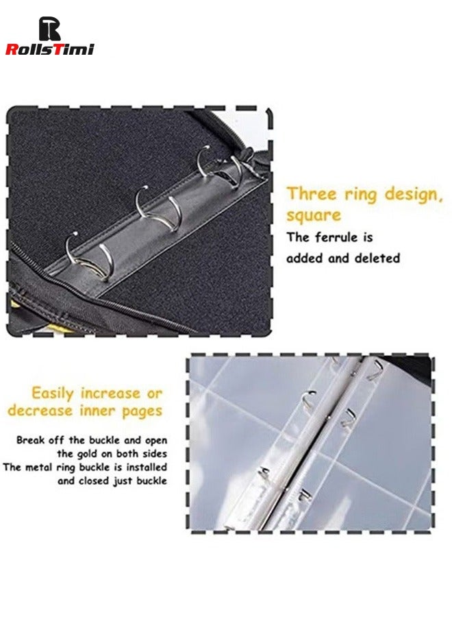 RollsTimi  Pokemon Cards Binder Holder Carrying Case for Pokemon Cards Portable Trading Cards Holder Collector Album holder holds 400 Cards - Image 3