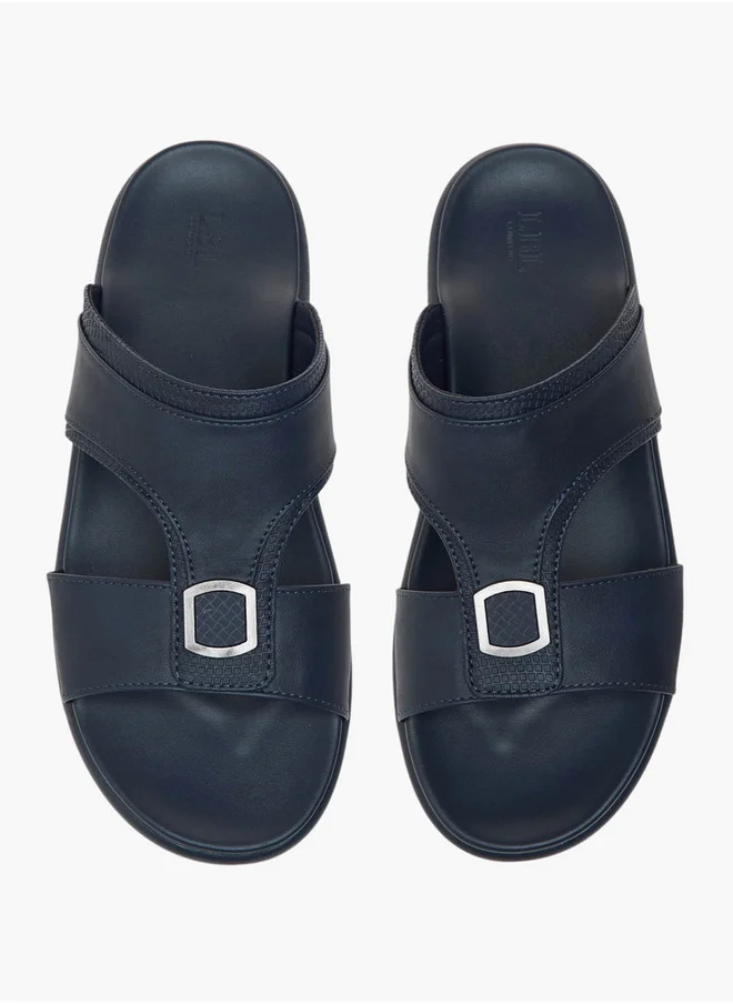 ال بي ال من شو اكسبرس Metal Accent Slip-On Arabic Sandals