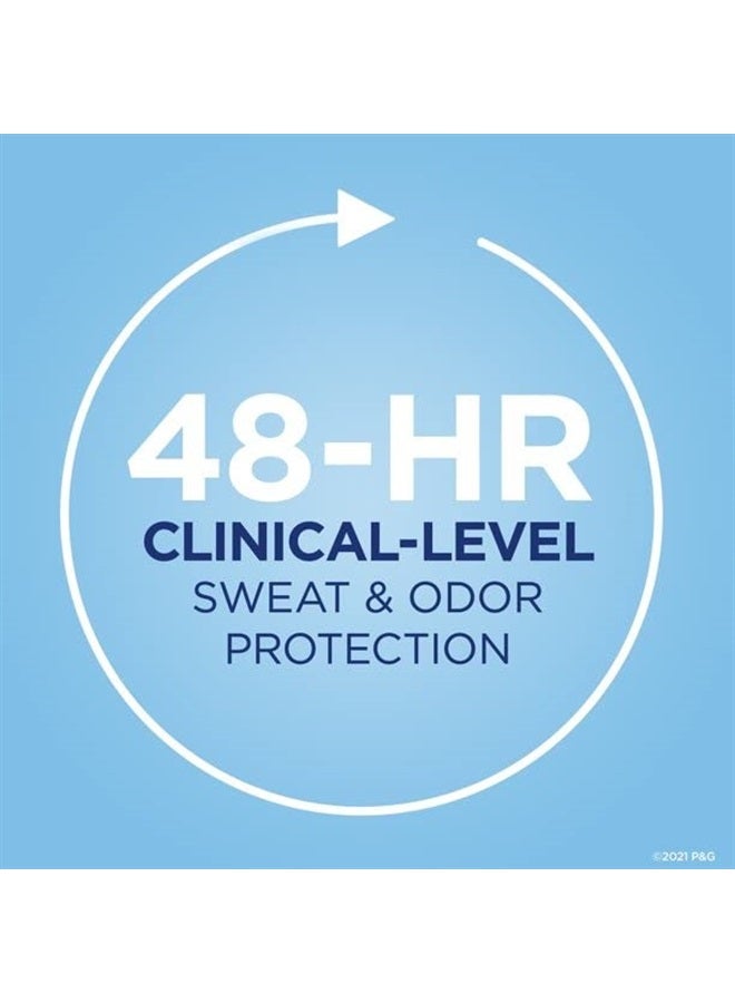 Secret مزيل عرق مضاد للتعرق بقوة سريرية، صلب ناعم، برائحة خفيفة ومنعشة 1.60 أونصة (عبوة من 2) - Image 3