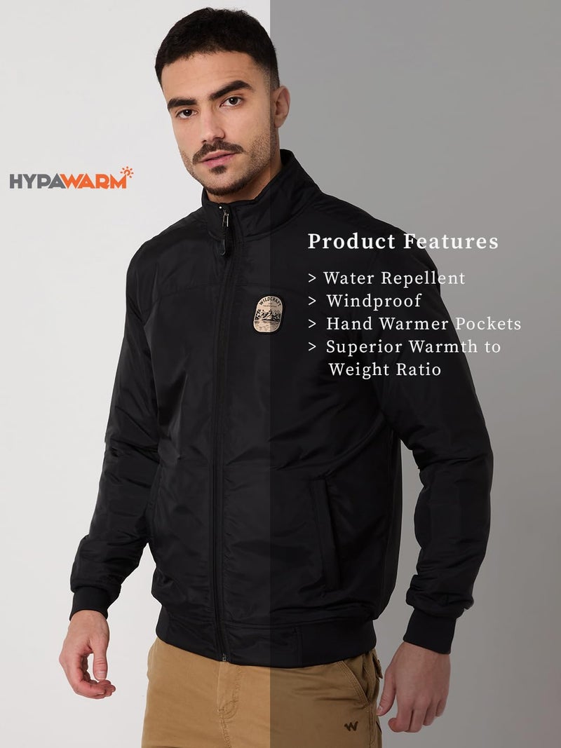 Wildcraft Men Sierra Solid Nylon Blend Collored Casual Quilted Jacket, Full Sleeve - Regular fit, Black, M - Image 4