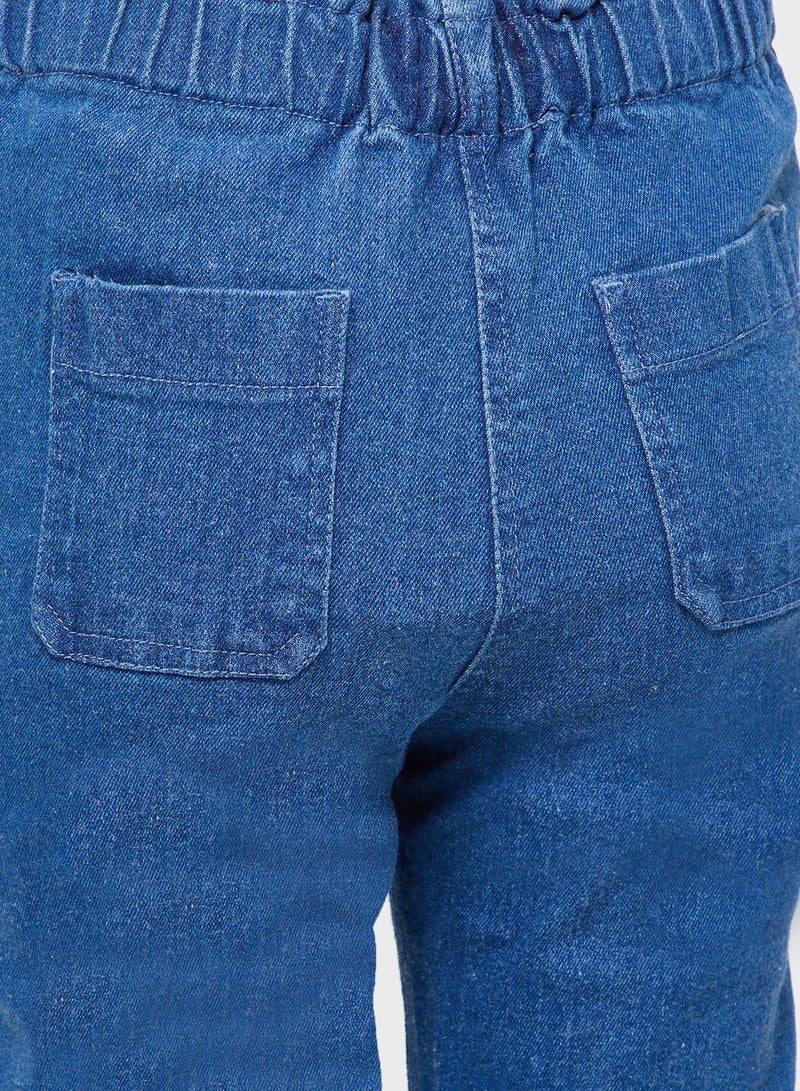 بنياتا جينز الأمهات للبنات - Image 4