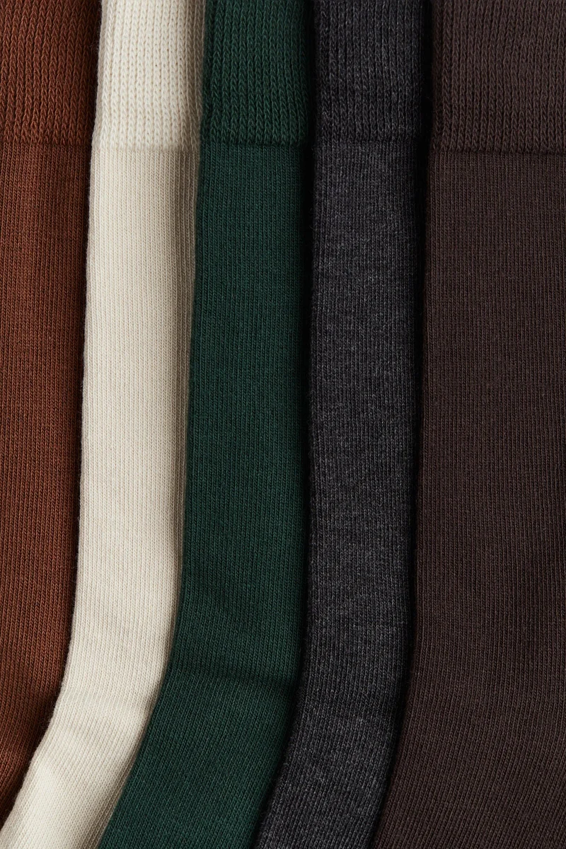 H&M  5-pack socks for Men | Best Price UAE