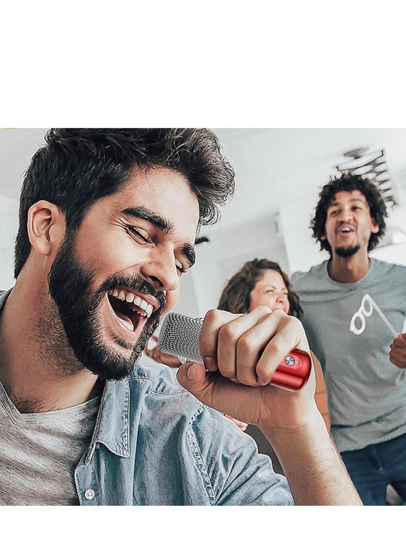 JAJEEK Portable Bluetooth Karaoke Speaker with Rechargeable Wireless Microphone | Type-C Charging, Multiple Voice Modes, TF Card Support | Compact Singing Machine for Parties & Events (Black) - Image 5