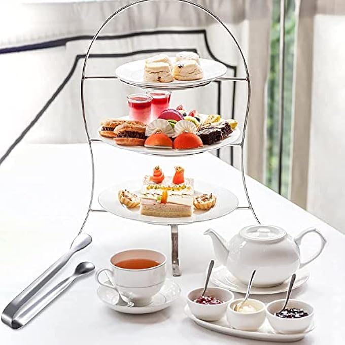 Tuklye Amzuia 10 Piece Stainless Steel Sugar Tongs43Inch Ice Tongs Kitchen Tongs Appetizers Tongs For Coffee Bar Tea Party Desserts Party Sugar And Ice Bucket - Image 5