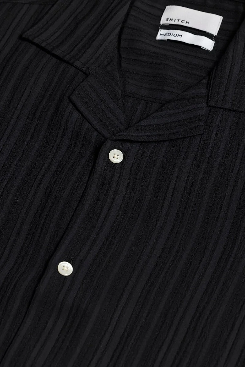 سنيتش قميص أسود مطاطي