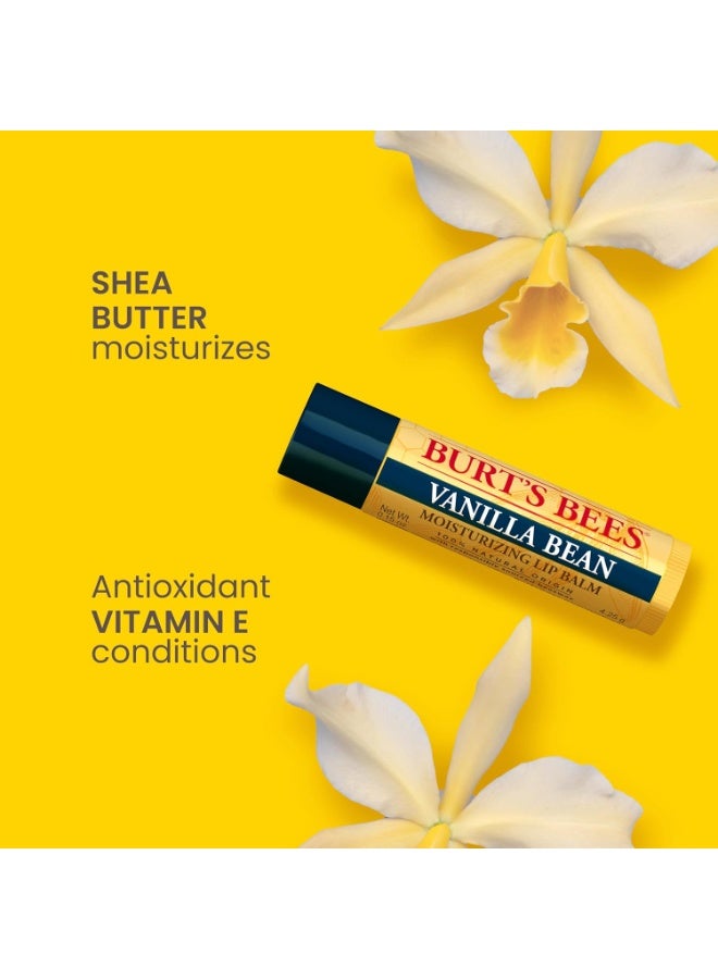 Burt's Bees 100% Natural Moisturizing Lip Balm, Wild Cherry and Vanilla Bean - 2 Tubes | 4.25g - Image 3