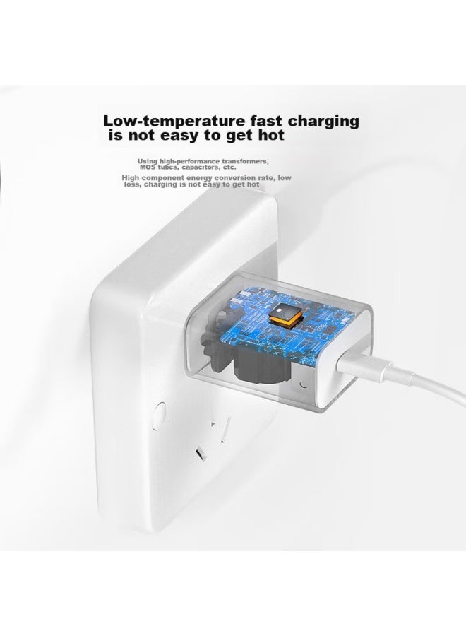 Witgoer Charger Compatible With Apple 20w Fast Charging Set, Charging Head, Pd Data Cable, Iphone 14 Pro Max 13/12/11, Phone Xs, Tablet Xr Plug, 1.5 Meters, Type-c - Image 3