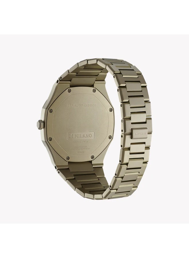 D1 MILANO Men's Gold Stainless Steel Watch, Quartz | D1-UTBJ36 40mm - Image 3