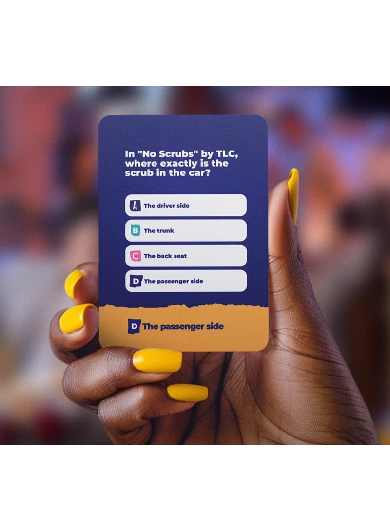 NIBEMINENT Hip-Hop and R&B cards from the 1990s and 2000s, completing lyrics and word guessing games with playlists and stickers - Image 2