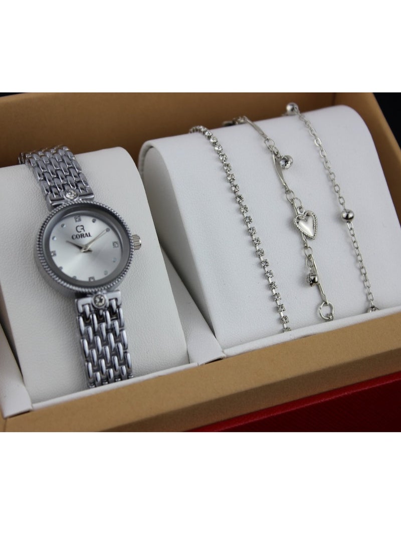 Reclaim with Argireline Women's evening watch set 