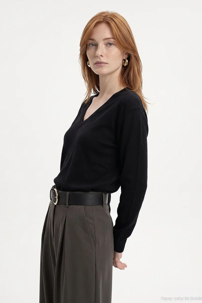 Dilvin  DILVIN Women's Knit Sweater for Women | Best Price UAE