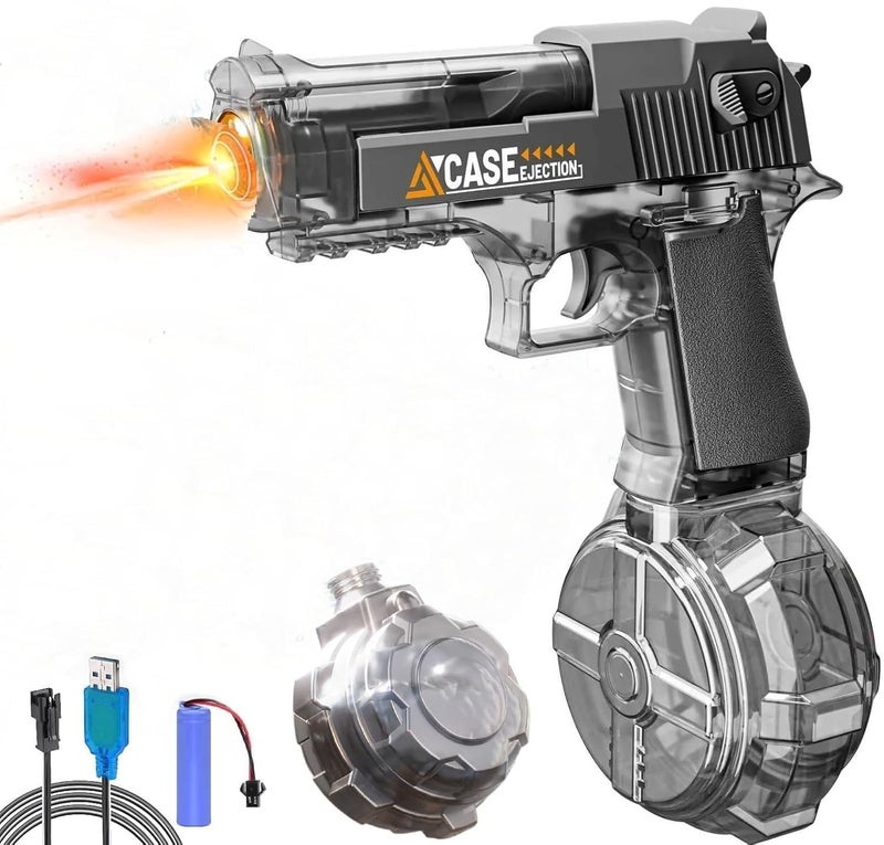 Amitasha Electric Water Gun for Kids Automatic Holi Pichkari Pistol for Boys Girls Age 3 Years Above with Large Capacity Water Tank and Rechargeable Battery - Image 1
