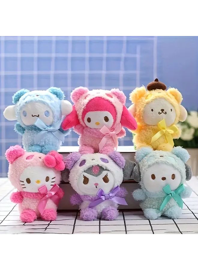 سينامونورول بلو بلش دوج توي - دمية حيوان محشوة ناعمة وقابلة للمعانقة - هدية مثالية - Image 4