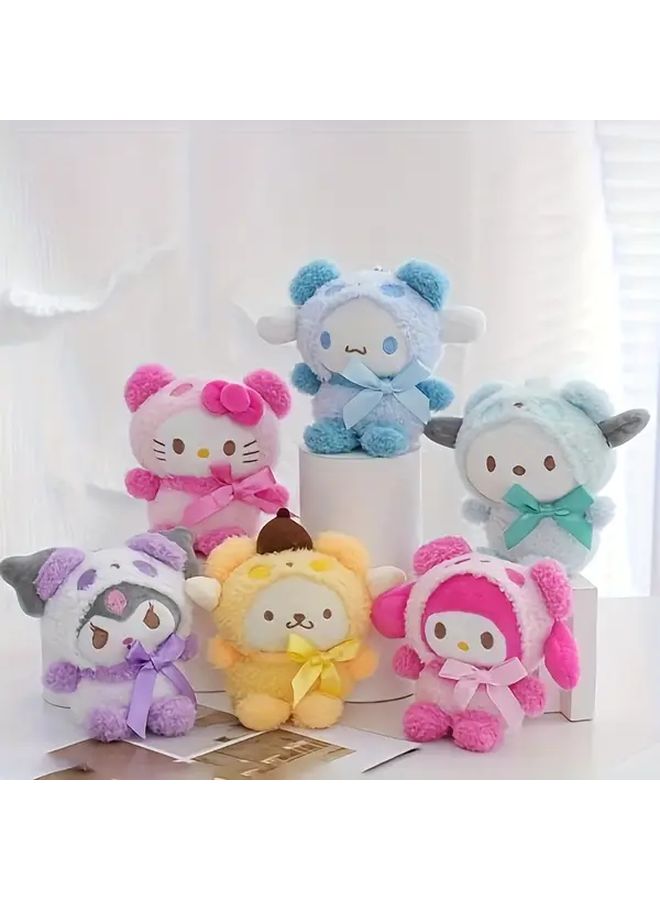 سينامونورول بلو بلش دوج توي - دمية حيوان محشوة ناعمة وقابلة للمعانقة - هدية مثالية - Image 2