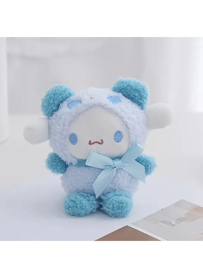 سينامونورول بلو بلش دوج توي - دمية حيوان محشوة ناعمة وقابلة للمعانقة - هدية مثالية - Image 1