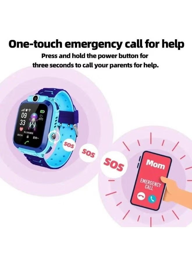 Kids Smartwatch GPS Tracker With Camera Midnight - Image 3