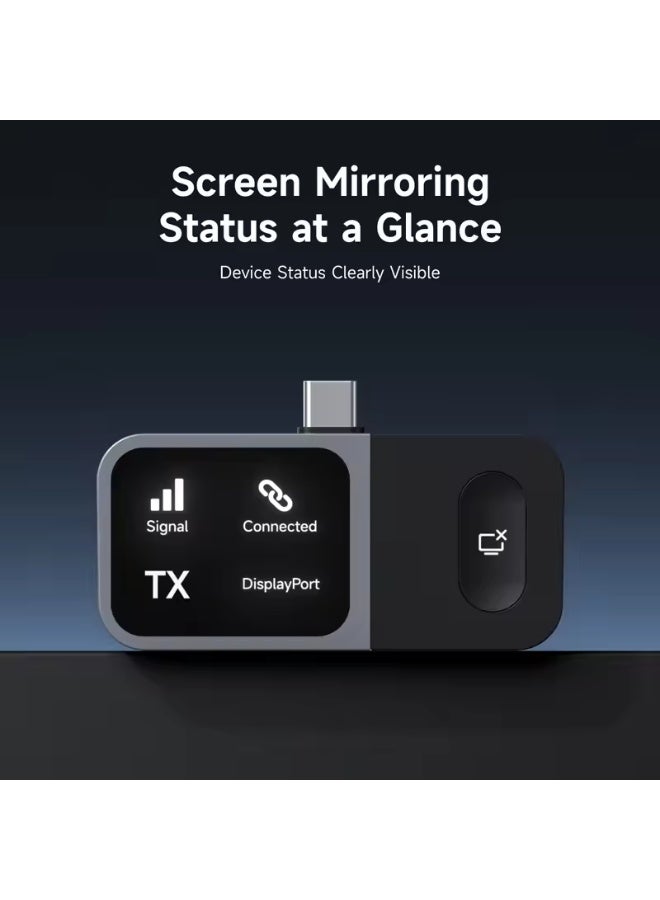 Hagibis Wireless USB C Transmitter and Receiver Kit HDMI Video Extender Mirroring Dongle for Phone Tablet Laptop Monitor Samsung - Image 2