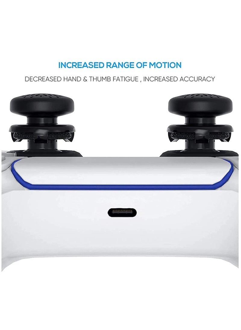 KASTWAVE - Accessories Kit Bundle for PS5 Compatible with DualSense Controller, Thumb Grips Sticks Joystick + L2 R2 Trigger Extender+D-pad Button for Playstation 5 Controller, Anti-Slip Replacement Parts - Image 1