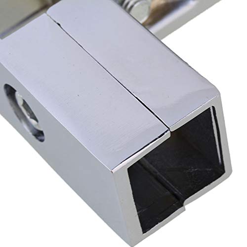 RDEXP Aluminum Alloy 3 Way L Shape Square Tube Clamp Tube Connector Pipe Fittings - Image 5