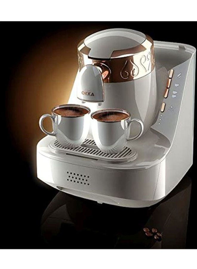 أرزوم ماكينة صنع القهوة التركية 0.8 L 710 W OK001W أبيض/نحاسي - Image 3