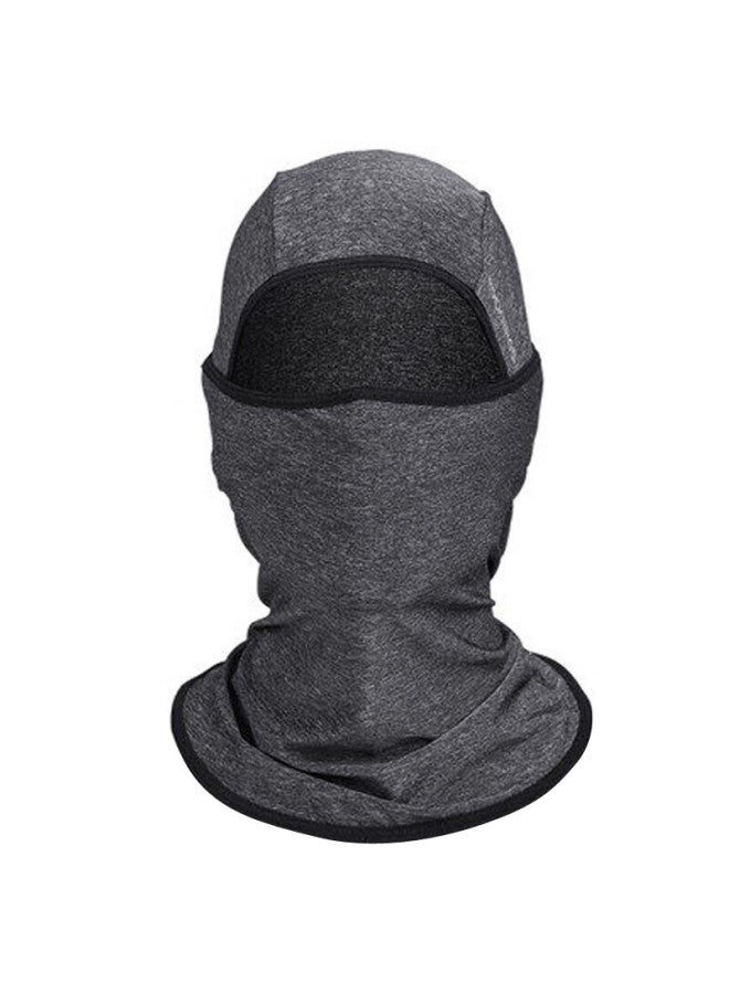 Rockbros Sun Protection Balaclava Cycling Face Mask Bicycle Helmet For Men And Women, Spring And Summer Outdoor Full Face Dust-proof Breathable, Linen Gray - Image 1