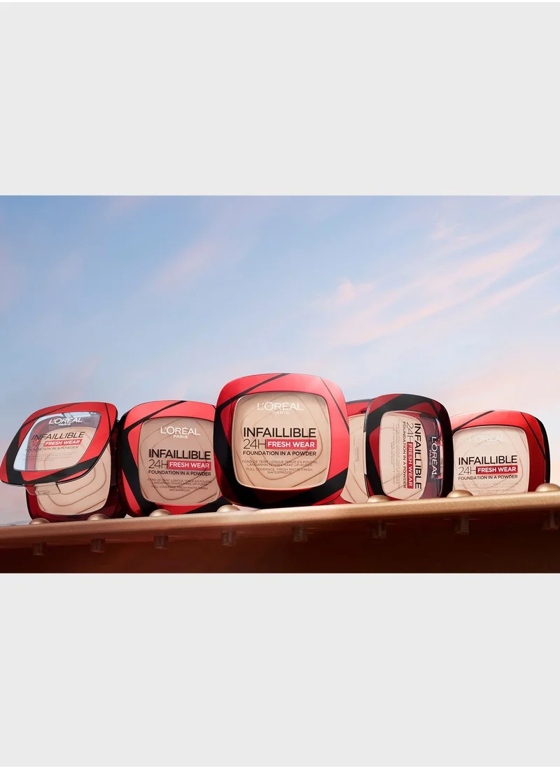 L'OREAL PARIS Infallible 24Hr Freshwear Powder Foundation 120 Warm vanilla