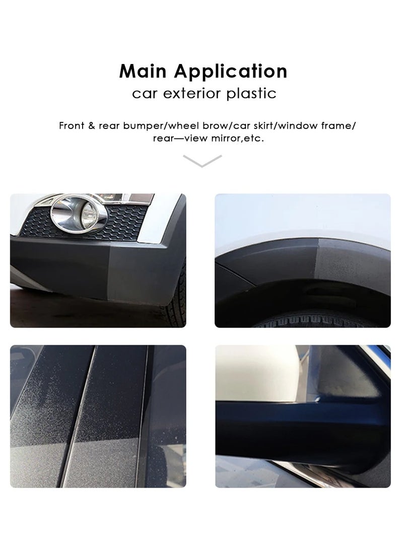 Nora Plastic Restorer Spray 500ml – Restores Faded Plastic, Vinyl, and Rubber Surfaces, UV Protection, Fast-Drying, Non-Greasy Formula – Ideal for Bumpers, Trim, Tires, and Exterior Surfaces N-258 - Image 4