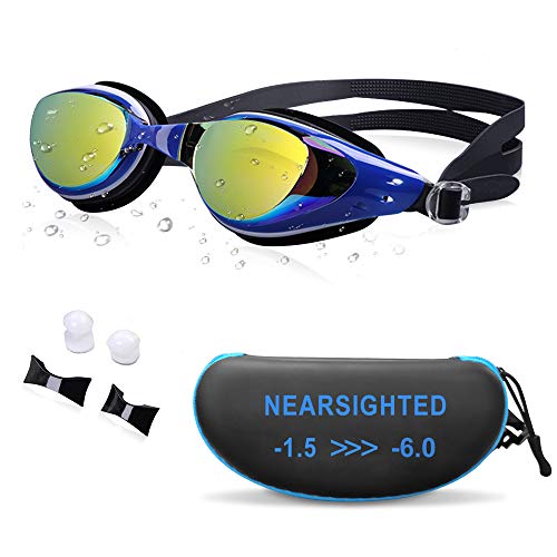 AIKOTOO Shortsighted Swim Goggles Wide View - Image 1