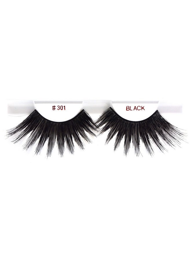 Keklle 6Packs Eyelashes301 Christina 100% Human Hair Fake Eyelashes  - Image 2