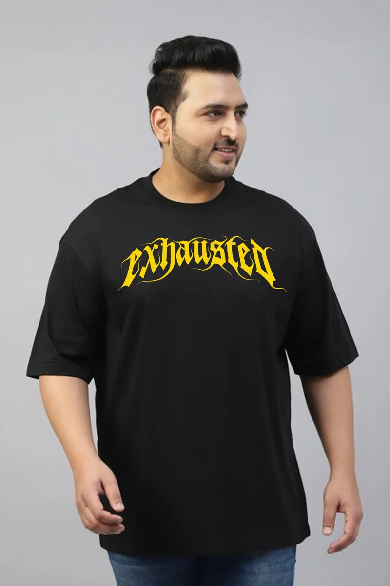 فيردو Veirdo Men’s Oversized , Plus Size  & Regular Fit T-Shirt | Premium Cotton Casual Tee