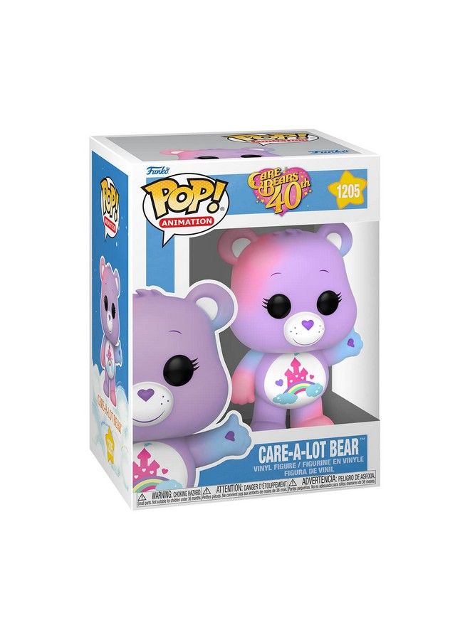 Funko Pop! Animation: Care Bears 40Th Anniversary Care A Lot Bear With Translucent Glitter Chase (Styles May Vary) - Image 3