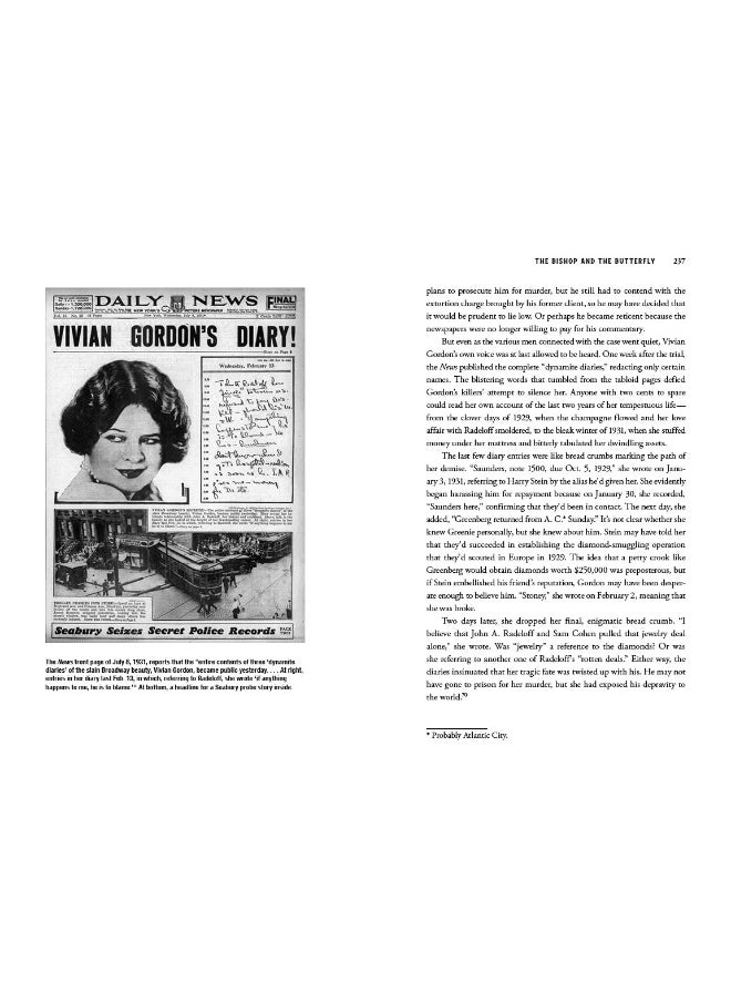 The Bishop and the Butterfly: Murder, Politics, and the End of the Jazz Age