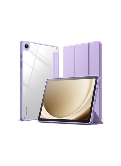 Compatible with Galaxy Tab A9 Plus Tablet 11 Inch 2023 Case, Clear Back Cover with Auto Wake for Samsung Tab A9+ Tablet 2023 (Lavender)