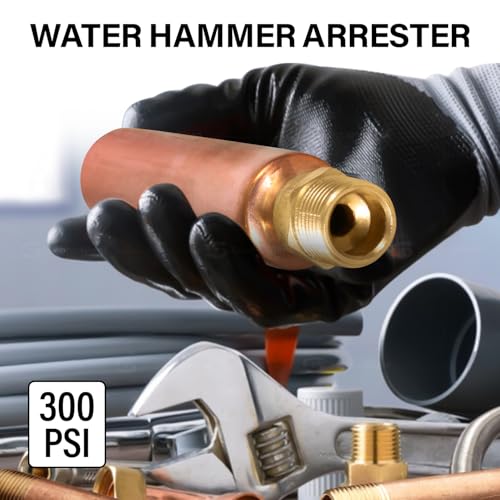 SUPPLYGIANT Supply Giant IS-C-34NQU Water Arrestor Type B Straight, Brass - Image 2