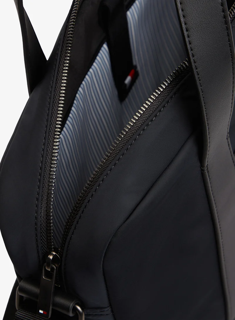 Tommy Hilfiger  Zip Pocket Textile Laptop Bag for Men | Best Price UAE
