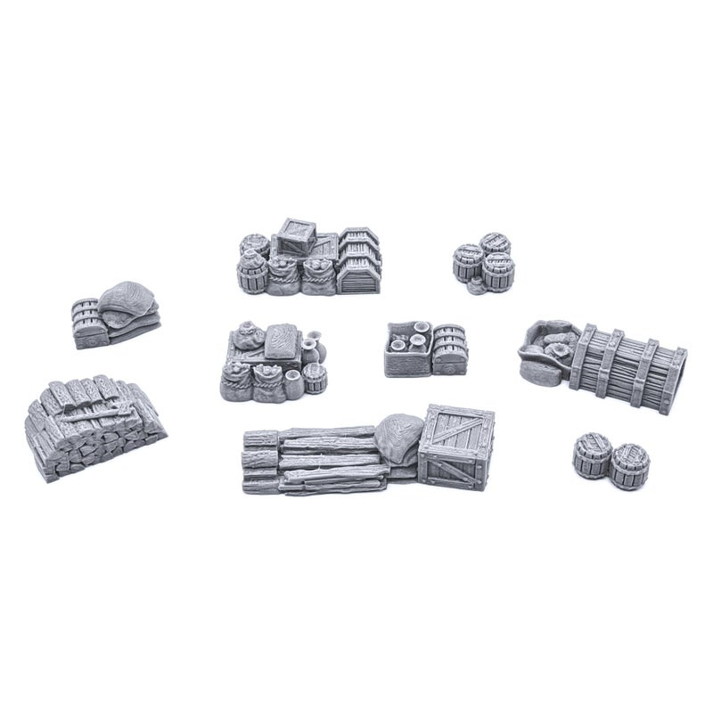 EnderToys Wagon Cargo by GameScape3D 3D Printed Tabletop RPG Scenery and Wargame Terrain 28mm Miniatures - Image 3