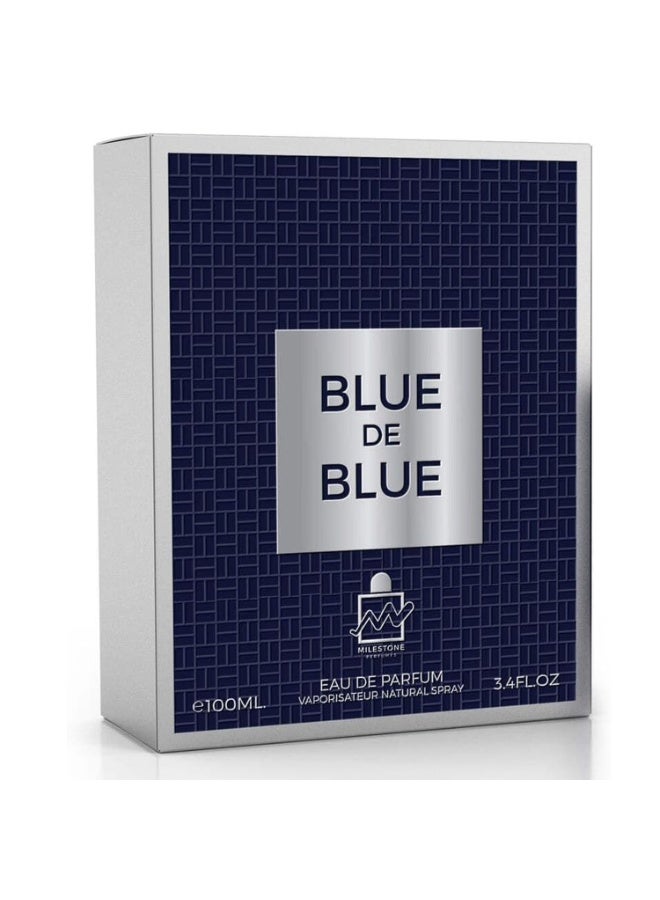 Milestone Blue De Blue EDP For Men 100ml - Image 5