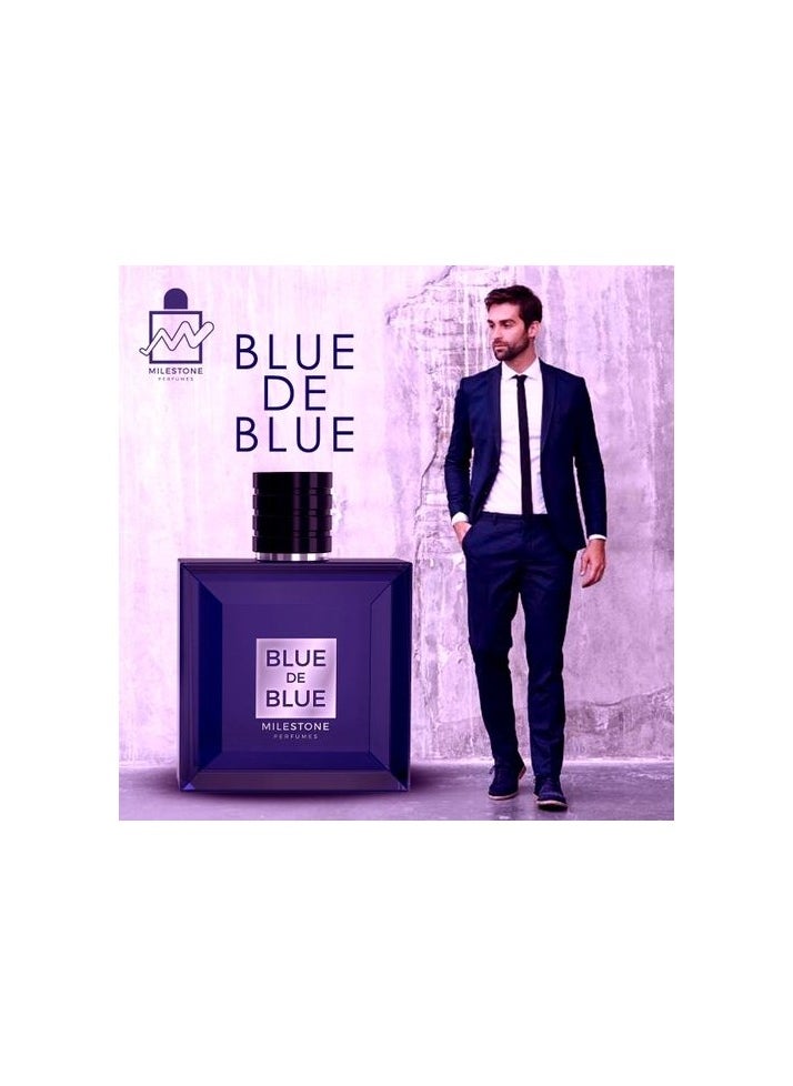Milestone Blue De Blue EDP For Men 100ml  - Image 2