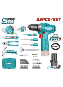 TOTAL bag drill 89 Pcs Tools set  - Image 1