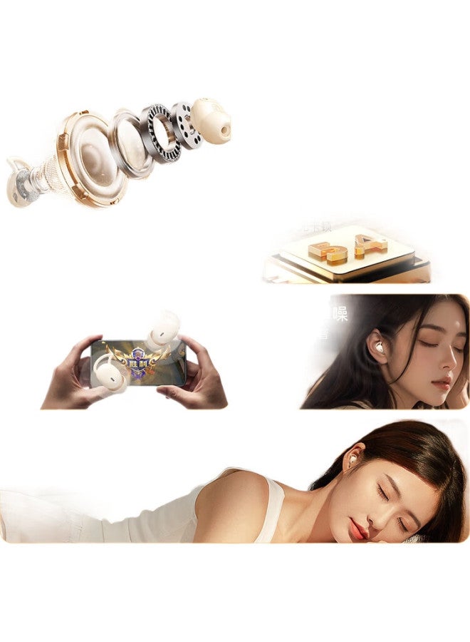 WITGOER [Enc Triple Noise Cancellation] Sleep Bluetooth Earphones, Side Sleeping Without Ear Pressure, Noise-Cancelling, Invisible Wireless In-Ear, Asmr, Comfortable For Long-Term Use, Earplugs For Sound Isolation, Gaming - Image 3