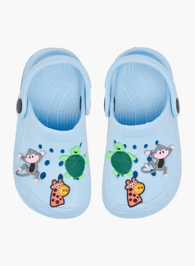 ال بي ال من شو اكسبرس شباشب أطفال بنقوش حيوانات مع حزام خلفي