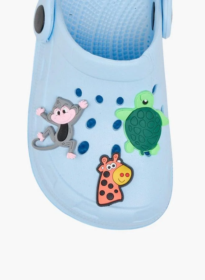 ال بي ال من شو اكسبرس شباشب أطفال بنقوش حيوانات مع حزام خلفي