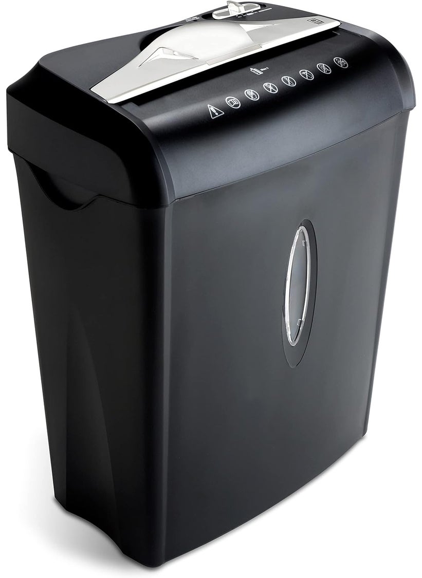 AURORA Aurora High Security Paper and Credit Card Shredder with 37Gallon Wastebasket 8Sheet CrossCut with Basket  - Image 1